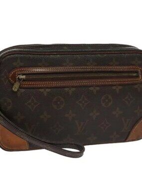 LOUIS VUITTON Monogram Marly Dragonne GM Clutch Bag M51825 LV Auth th5558